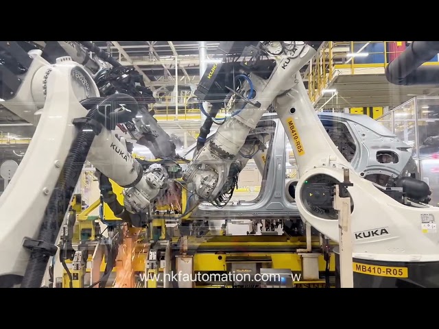 🤖 KUKA Robotics in Automotive Body-in-White Welding