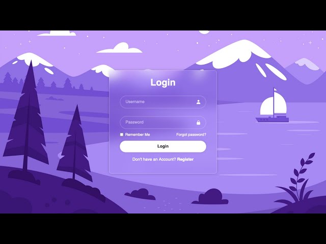 Build a Beautiful Login Form with HTML & CSS –( No JavaScript Needed! )
