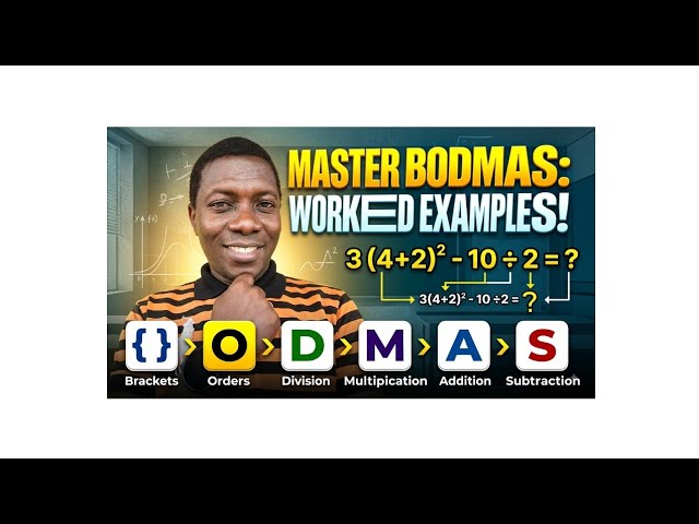 Master BODMAS: Essential Worked Examples for Order of Operations