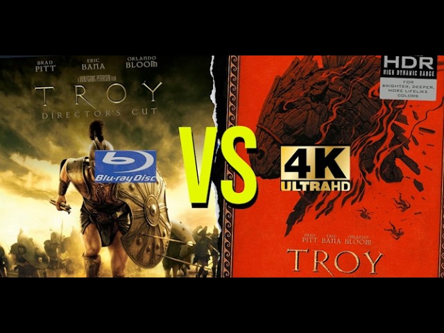 TROY (2004) Arrow Video 4K Ultra HD VS. 2007 Blu-Ray COMPARISON @Arrow_Video @MVDEntGrp