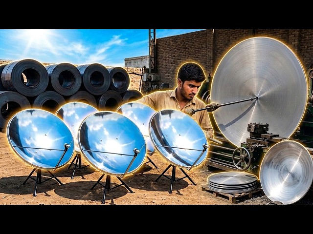 Amazing Process of Making Quality Satellite Signal Dish Antenna in Factory | Full Process