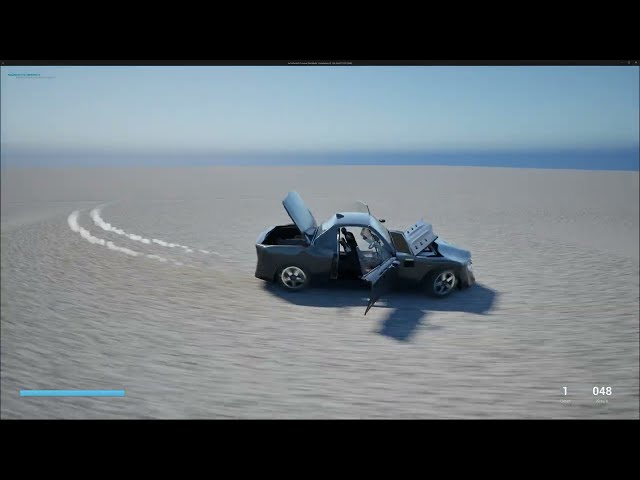 Unreal Engine 5.8 – Testing STURMANN R-63: A Car Built by Claude Code, Blender-MCP & Unreal-MCP – 4K