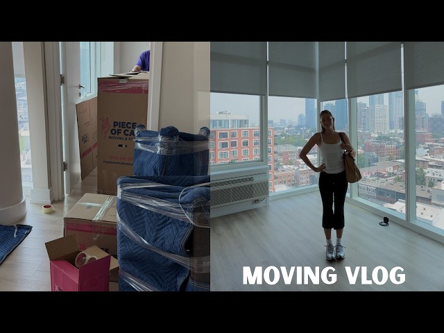 I MOVED TO NYC | moving vlog, packing up my first apartment
