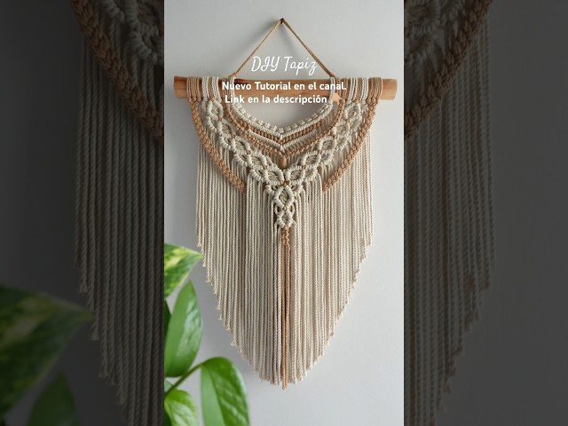 DIY Tapiz en Macramé | Macrame Wall hanging #diymacrame #macrametutorial #wallhanging #tapiz
