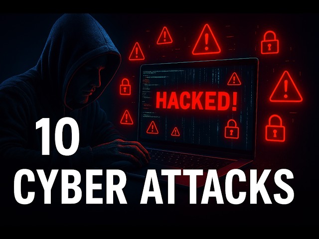 Top 10 Cyber Attacks Every Beginner Must Know | Cybersecurity Basics Explained