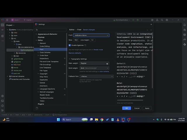 How to Enable Code Ligatures in IntelliJ IDEA | Improve Coding Font & Readability