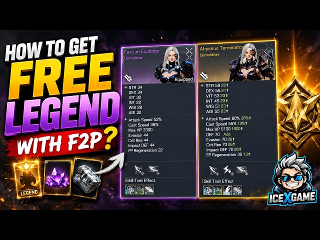 RF Online Next How to Get Free Legend with F2P