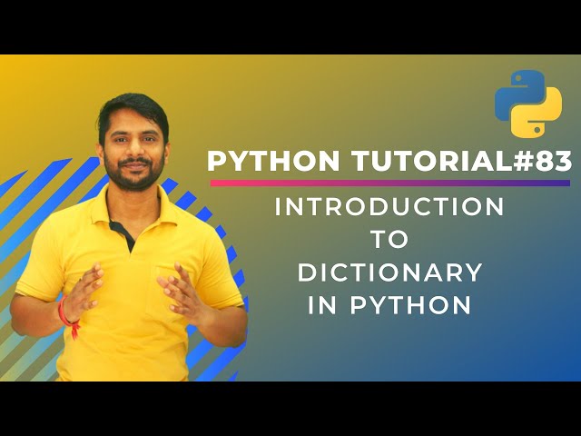 Introduction to Dictionary in Python- In Hindi