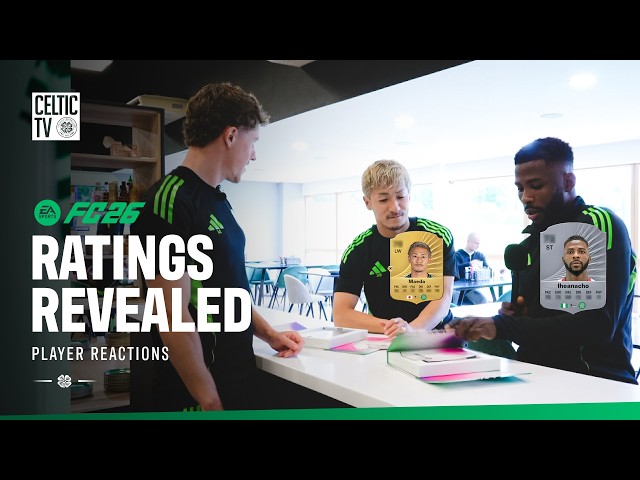 Celtic Squad React to their FC 26 Ratings 🎮 | ft. Luke McCowan | "I'm so nervous!" 😬