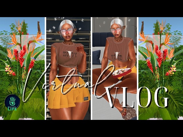 A Cozy Build Day ☕ How I swap animations between furniture | Second Life