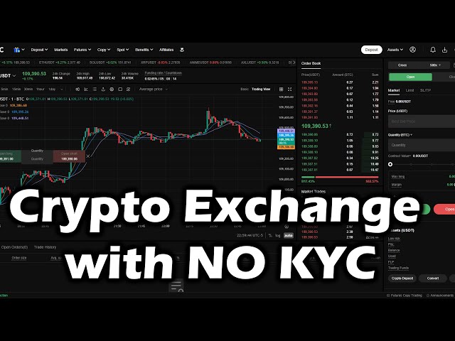 Crypto Exchange with no KYC | Leverage trade up to x500