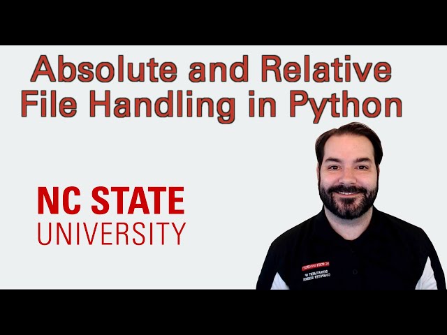 Absolute and Relative File Handling in Python