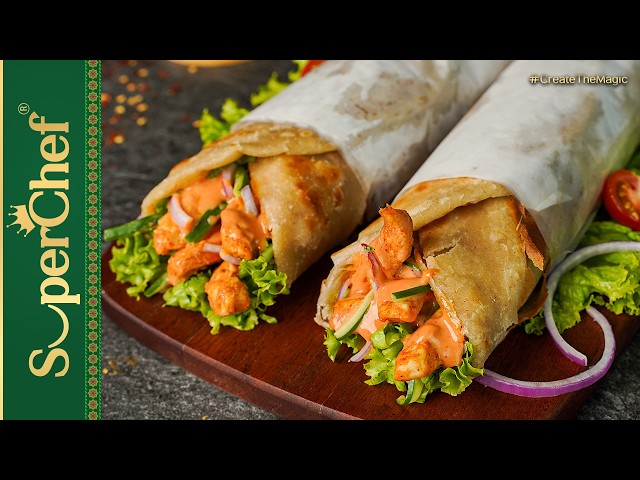 Chicken Paratha Roll Recipe | Dynamite Sauce Recipe | Crispy Spicy & Creamy Combo!