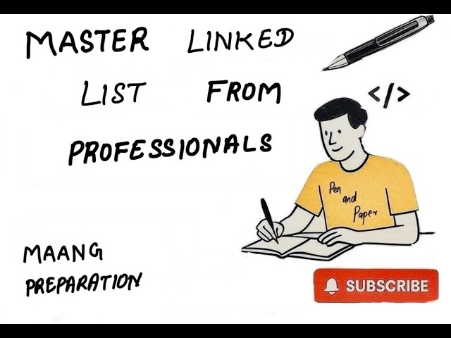 Crack ANY Linked List Question in MAANG Interviews | Ultimate Linked List Roadmap 🚀