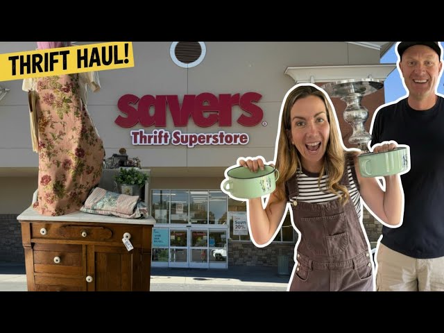 From Thrift Store to Profit 💰 | Savers & Goodwill Haul + Inventory Staging Thrift with me! 