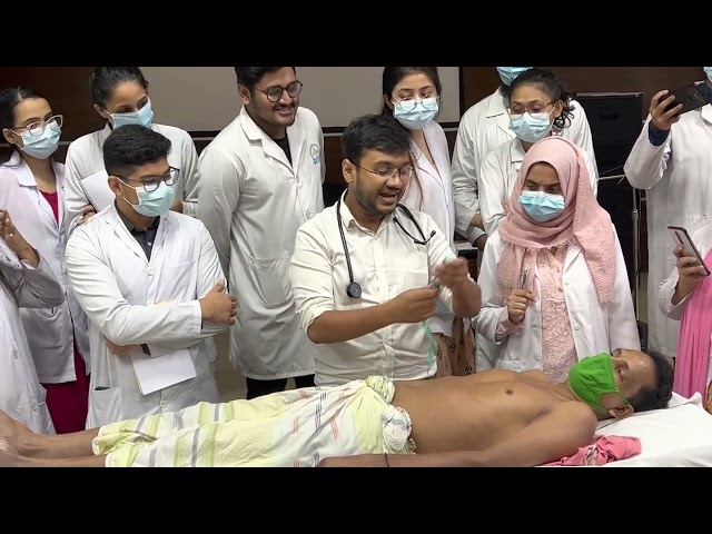 Examination of the Liver #abdomen