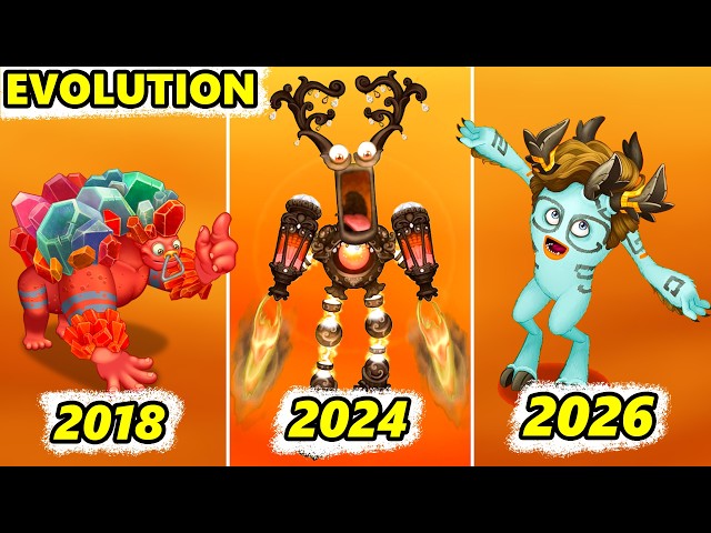 Fire Haven Evolution 2018 - 2026 (My Singing Monsters)