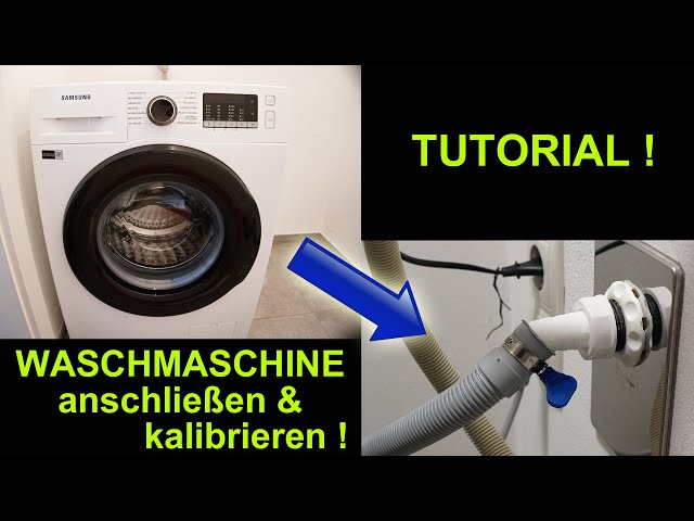 HOW TO CONNECT AND CALIBRATE A WASHING MACHINE | TUTORIAL | FACTOREM