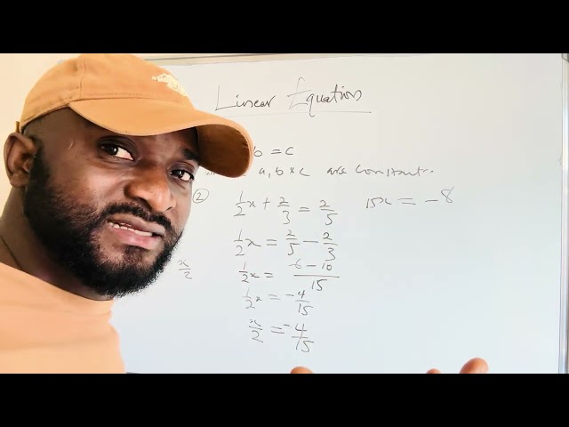 How To Solve Linear Equation