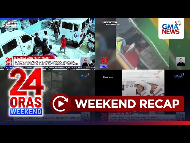 24 Oras Weekend: (Parts 1&2) Nanggahasa ng ka-chat; Hinostage ang kapit-bahay; Na-trap na aso; atbp.