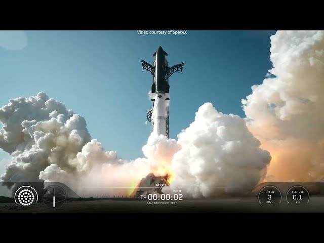Starship launch and Super Heavy landing, 22 May 2026