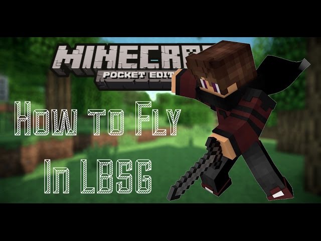 How to Fly In LBSG Glitch MCPE w/ No Hacks or Mods! [Invisible Blocks]
