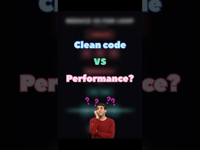 reduce vs for loop (clean ≠ fast)  #coding #js  #javascript #performance