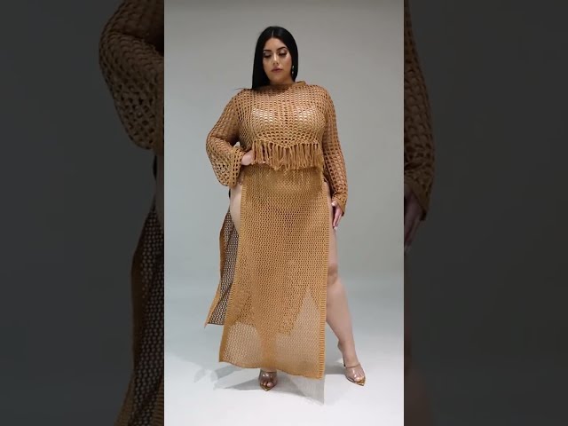 Plus Size Fashion - Maui Beaches Skirt Set #plussizefashion #shorts