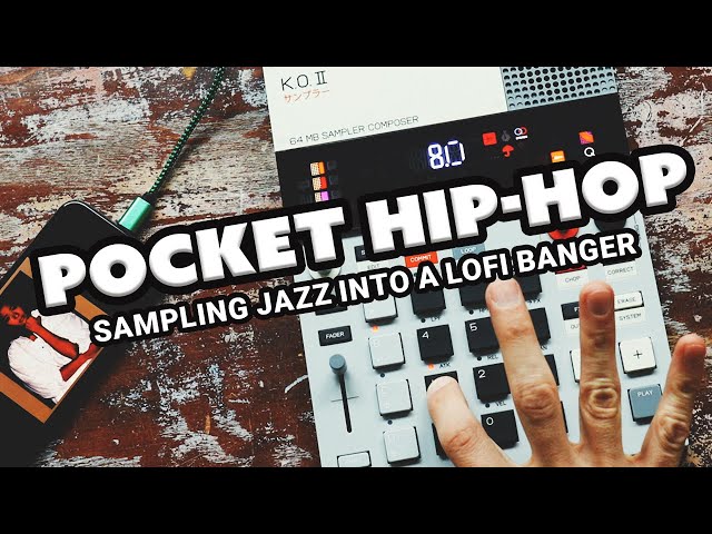 cookin up a lofi hip-hop beat with a jazzy sample / Pocket Operator EP-133 KO2