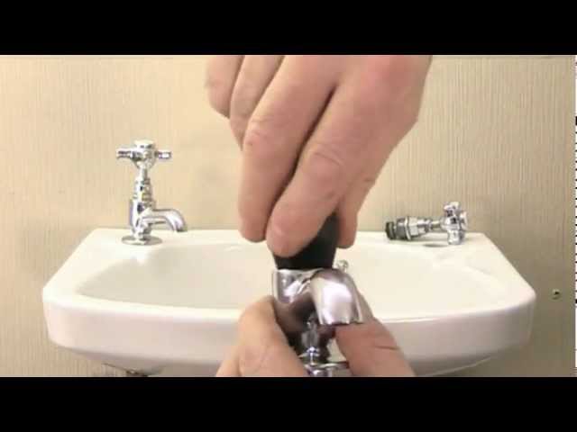 How to reseat a dripping tap using a tap reseating tool.