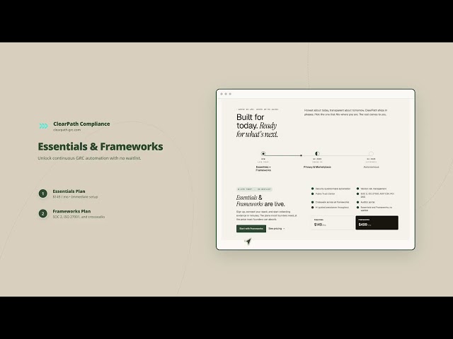 ClearPath Compilance | AI SaaS Explainer Video built using Clickcast.tech