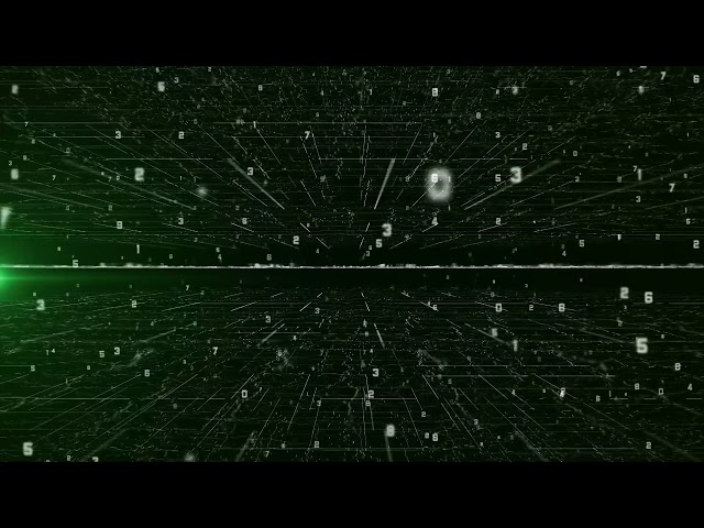 Binary Code 4K Endless  Green Loop Screensaver Live Wallpaper