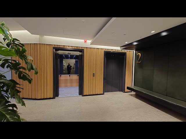 2x 2017 Orona 3G MRL-Traction Elevators @ Golfvägen 2, Danderyd, Sweden!