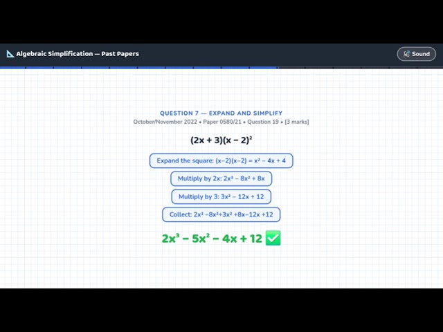 Algebraic Simplification topic IGCSE Past 5 years Paper solved #IGCSE #Algebra #mathsmadeeasy 