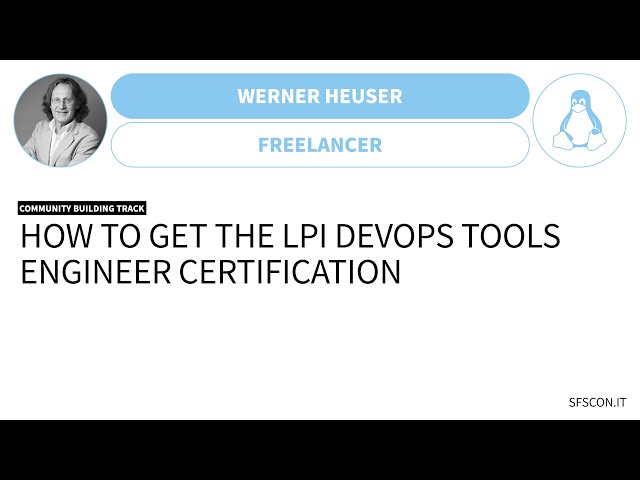 How to get the LPI DevOps Tools Engineer Certification | Werner Heuser