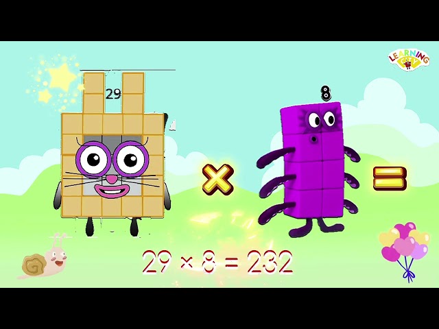 Numberblocks - 29 times table | Learn To Count | learning city