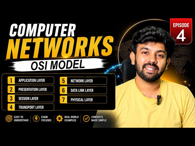 OSI Model Explained 7 Layers | Computer Networks - Ep 4 | Tamil | code io - Tamil