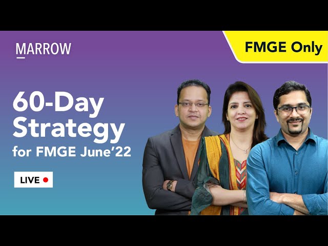 60 day strategy for FMGE June 2022