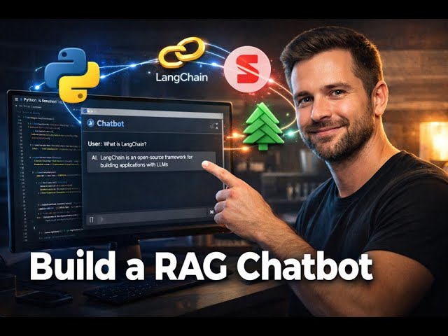 Build Your Own RAG Chatbot | Python, LangChain, Streamlit ,Pinecone