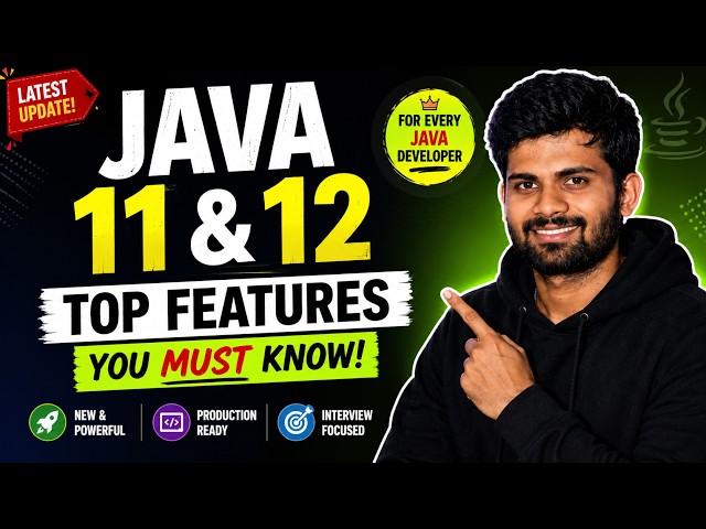 Java 11 and Java 12 Features Every Java Developer Must Know in 2026 #java #coding #codewithdivakar