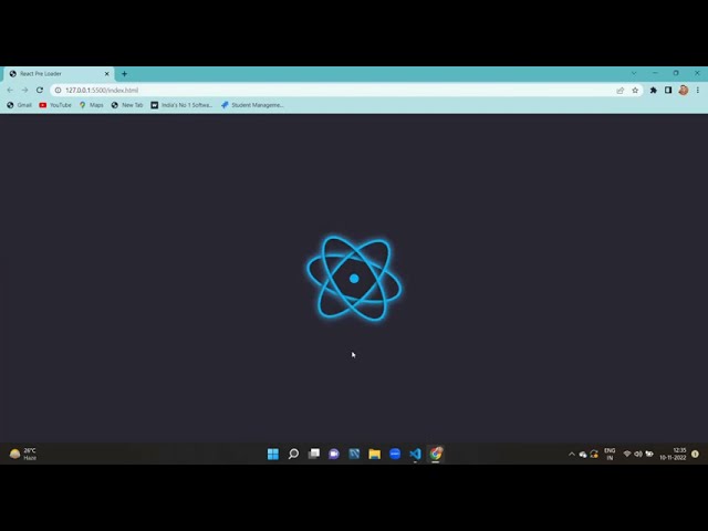 JavaScript React Loader In CSS | Step By Step Tutorial
