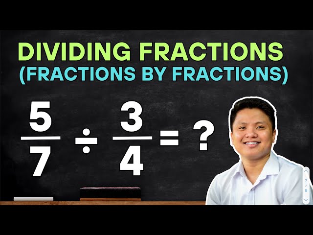 How to Divide Fractions | Fraction by a Fraction | @ProfD
