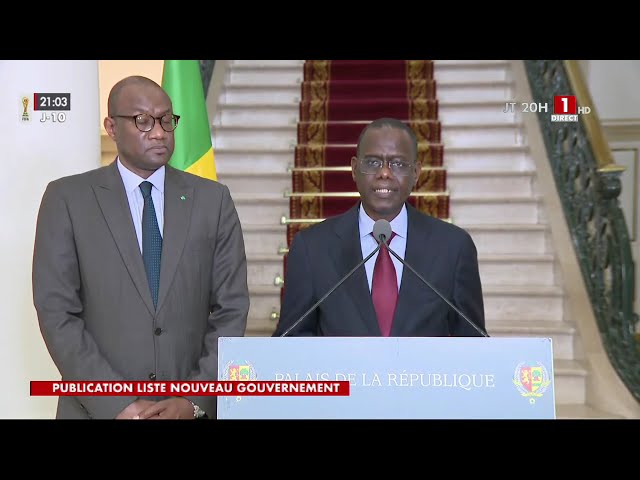 PUBLICATION OF THE NEW GOVERNMENT LIST – AHMADOU AL AMINE LO