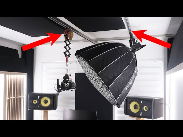 $150 Ceiling Rail System for Video Studio Lighting, Microphones, Camera,