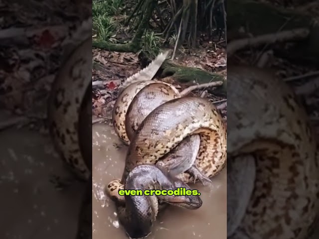 Rock Python — Africa’s Biggest Snake 🐍 That Swallows Crocodiles 🐊 #animalfacts #africarockPython