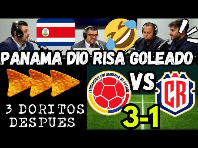 3 DORITOS DESPUES TICOS SE BURLABAN DE PANAMA Y AHORA LOS GOLEA COLOMBIA Y LLORAN !