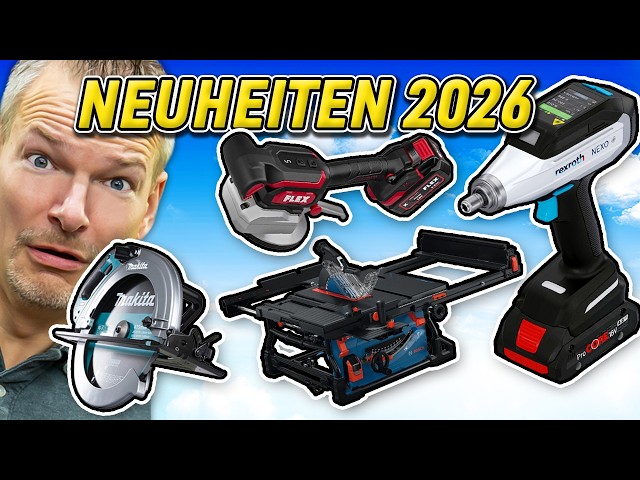 €50,000 cordless screwdriver? New tools for 2026 | Trade fair tour: woodworking and crafts