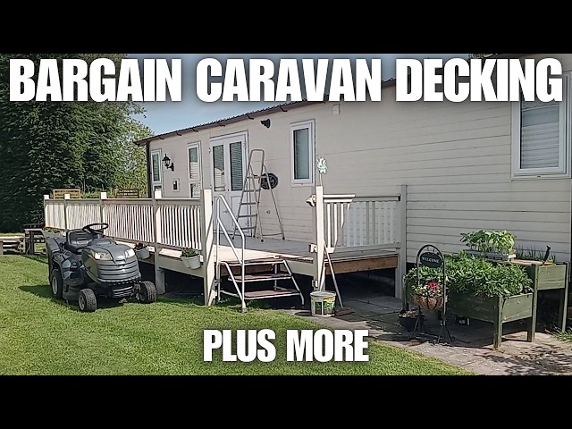 Bargain Price Static Caravan Decking Plus More.. [Caravan Life UK]