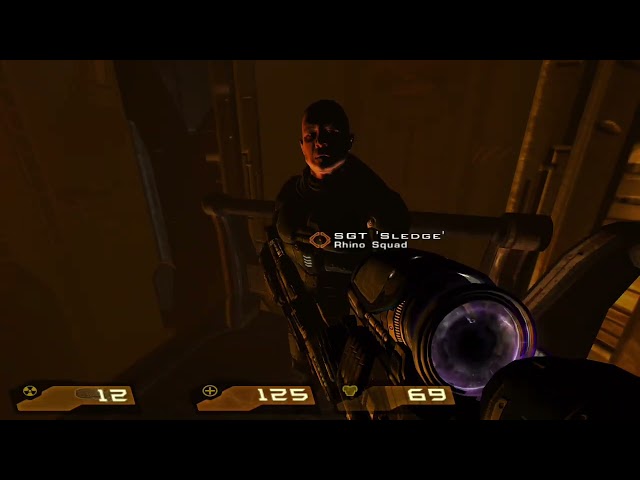 Quake 4 Rail Tram, Data Processing Terminal & Data Processing Security Walkthrough Full Gameplay 