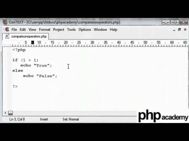 Comparison Operators - Tamil